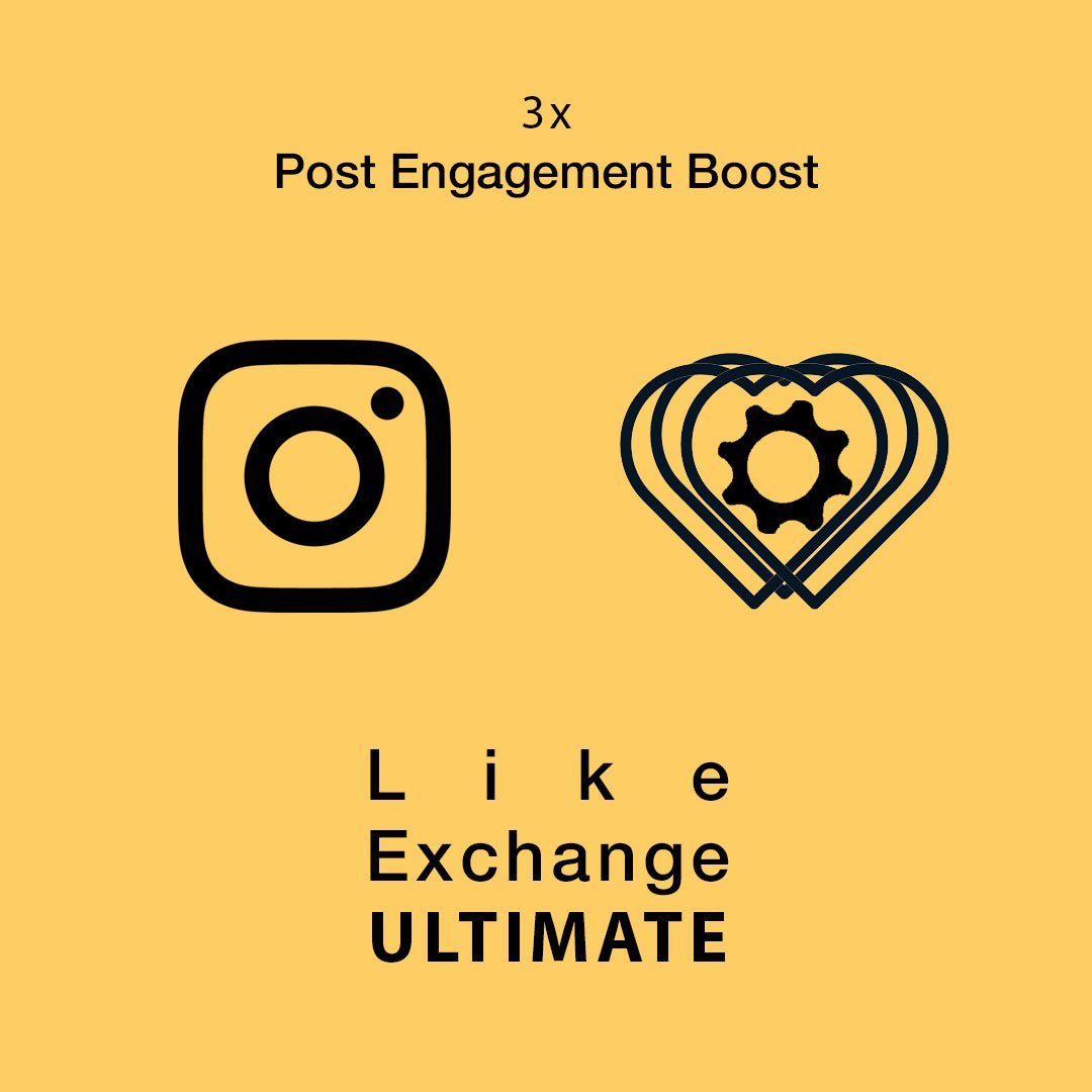 Like Exchange & Post Engagement Boost ULTIMATE (3 Posts Per Day) - SOCIAL GROWTH ENGINE
